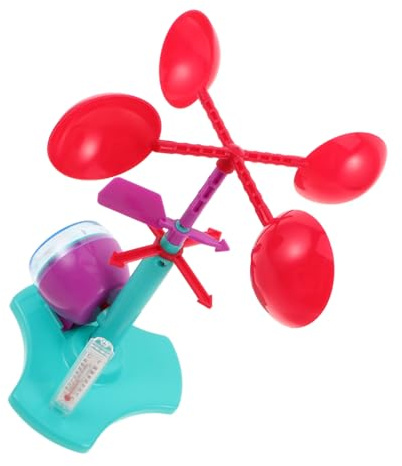 minkissy DIY Wind Vane Science Kit for Wind Speed and Direction Anemometer Educational Physics Stem Experiment Tool for Classroom and Home Learning