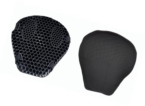 Kfwfuaee Cojín de asiento transpirable con acolchado de gel antisudor, resistente a los golpes, cubierta para comodidad durante todo el año, almohadilla impermeable