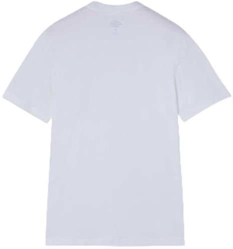 Dickies, Herren, T-Shirt mit Tasche im legeren Stil, White, M