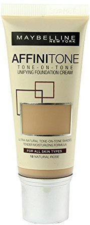 Maybelline Affinitone Unifying Foundation Cream (18 Natural Rose) 30 ml