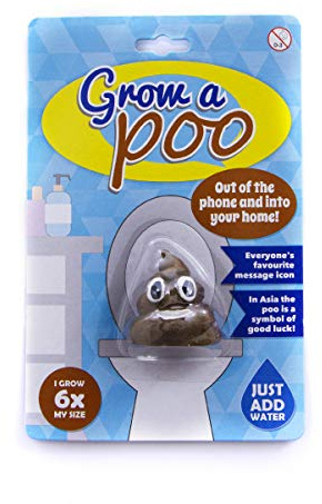 Boxer Gifts Grow a Poo Toy - Just Add Water | Fun Kids Toys - Children's Poop Gifts - Boys & Girls Birthday Presents | Joke Christmas Stocking Filler Gift Ideas For Children - Pass The Parcel Item