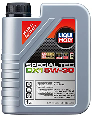 LIQUI MOLY Special Tec DX1 5W-30 | 1 L | Synthesetechnologie Motoröl | Art.-Nr.: 3765, farblos