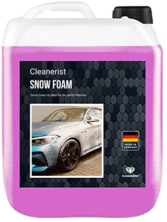 Cleanerist Snow Foam PINK I Konzentrat | Für Wohnwagen & Caravan geeignet| Autoshampoo I Foamer I Aktivschaum I 10 Liter I Schaum Shampoo