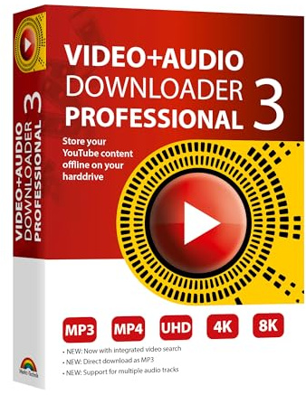 Video and Audio Downloader PRO 2 software for YouTube – download your favorite YouTube videos as MP4 video or MP3 audio – compatible with Windows 11, 10, 8