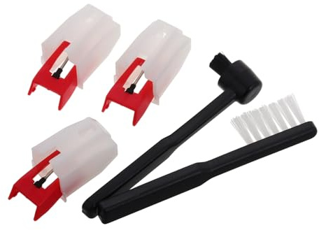 Beavorty Vinyl Record Player Cleaning Brush Replacement Turntable Stylus Cleaner for Office Home Use Brush