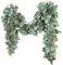 BlueCloudy Guirnalda de Eucalipto Artificial 2m - Hojas Plateadas, Hiedra y Muérdago para Bodas y Decoración del Hogar