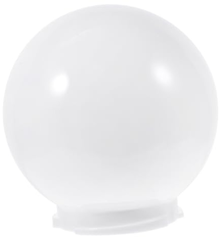 SOIMISS Pantalla de Lámpara Esférica de Acrílico para Jardín de Luz de 30 Cm Decoración Exterior Instalación para Apliques Luminosos