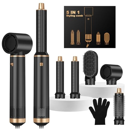 Hairstyler 5 in 1 Hair Styler Set, 5 in 1 Hairstyler