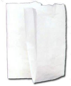 Dalbags - Sacchetti di Carta Bianchi - Formato cm. 12x26 - Scatola da Pz.200 - Sacchetti in Carta kraft Bianca per Alimenti