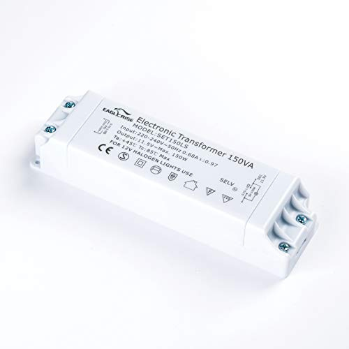 Transformador electrónico 50 – 150 W Juego 150ls 12 V Transformador halógeno regulable EAGLERISE