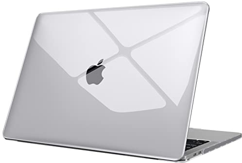 FINTIE Case Compatible with MacBook Pro 13 inch M2/M1 (2022-2016) A2338/A2289/A2251/A2159/A1989/A1706/A1708, Ultra Thin Hard Shell Protective Snap Cover, Crystal Clear