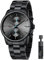 Affute Men's Watches with Chronograph Quartz Watch Waterproof Casual Stainless Steel and Metal Date Automatic Date in Colorful Hands, Blue, Bracelet