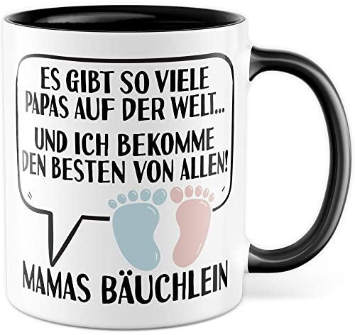 Tasse Papa - Werdender Papa Geschenk 2026 - Vater Baby Vaterschaft Verkündung Sohn Tochter - Vatertag Geschenk-Idee Kaffeebecher