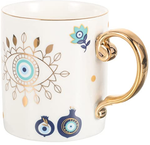 UPKOCH Tasses Américaines Mauvais Œil Tasses À Café Ensemble Espresso Tasses À Café Ensemble Turc Arabe Grec Tasses À Tasse À Pour Boissons Latte Thé