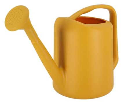 Gießkanne 5 L GELB Kunststoff incl. Ausgießer Garten Blumen modern Kanne Brause