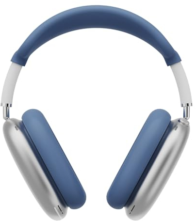 YEEKUK Custodia per auricolari compatibile con AirPods Max, lavabile, in morbido silicone, copertura completa per AirPods Max, fascia + padiglioni auricolari (blu)