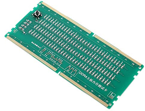 tassieroon DDR4 Test Card RAM Memory Slot Out LED Desktop Motherboard Repair Analyzer Tester