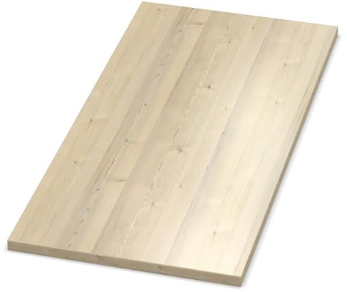 AUPROTEC Plateau de table 19 mm Polar Pin Urus 900 mm x 500 mm Panneau en bois Décor Panneau de particules avec chant ABS Bord au choix : 90 x 50 cm
