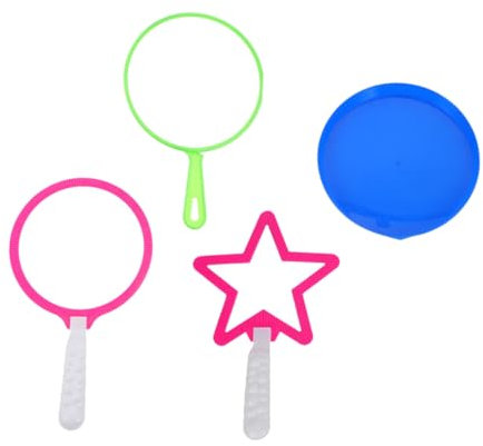 VICASKY 8stücke Bunte Seifenblasenstäbe Set Teiliges Set Mit Großen Blasenringen Und Verschiedenen Formen Für Outdoor-aktivitäten Und Partys Flexibles Und Langlebiges Material Für