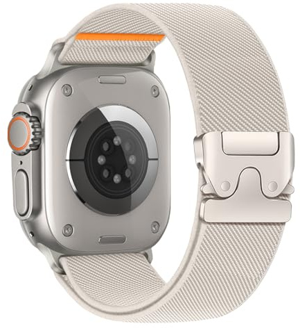 Pulseras elástica para Correas Apple Watch Ultra 3/2 49mm SE 3/2 40mm 44mm 46mm 45mm 41mm 42mm 38mm,Nailon Strap Deportiva Cierre Paracaídas Band para Correa iWatch 11 10 9 8 7 6 5 4 3 2 1 Apfelband