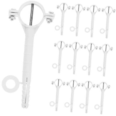 DOITOOL 20pcs Pipe Clamps Hose Clamp for Fuel Line Plastic Tube Pipe Automotive Agriculture