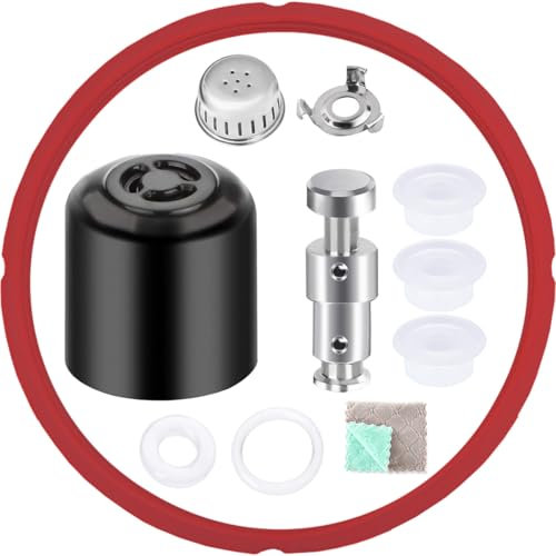 EATBALE Steam Release Valve Seal Ring Float Valve Anti-Clogging Protective Cover Float Valve Seal Gasket Replacement Parts for Instant Pot Ultra 60 Duo Nova 60 and Duo Crisp 11in1 Air Fryer 6 qt