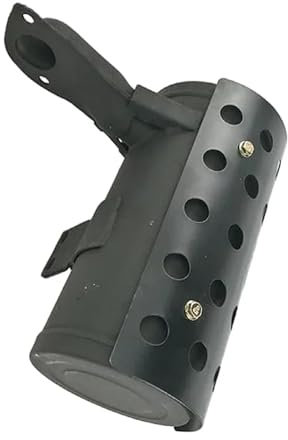 AOIUU Silencieux d'échappement diesel 192f 195f 4 temps 12 ch Pompe à eau Motoculteur Silencieux Silencieux Bouclier Collecteur Tuyau Rotatif Cultivateur R