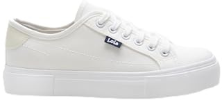 Lois Zapatilla Bamba Textil Cordones Sra Mujer Color: Blanco Talla: 39
