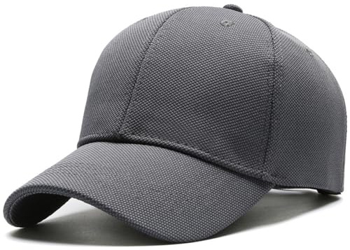 Oliaekd Cappellino Unisex in Cotone|Berretto da Baseball con Visiera Curva|Cappello Estivo Traspirante con Chiusura in Metallo|Leggero&Comodo|58-63CM