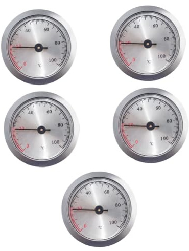 SHERCHPRY Termometro per Scatola di Sigari Mini Design Intarsiato Termometro per Scatola di Chitarra
