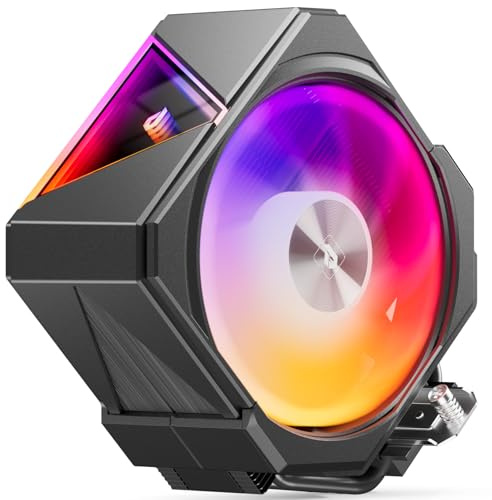 upHere 4 Heatpipes Single-Tower CPU Kühler kompatibel mit AMD CPU Kühler AM4/AM5 & Intel
