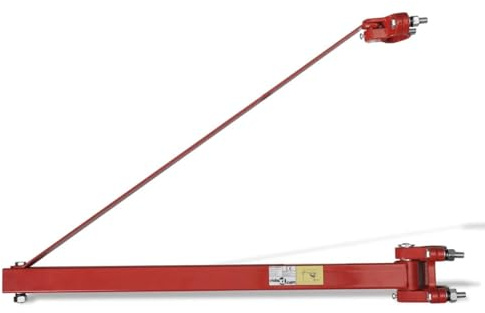 Swpsd General Purpose Swivel Hoist Frame - Steel - 750mm Arm Length - 600kg Max Capacity - Workshop/Garage/Warehouse Model141281