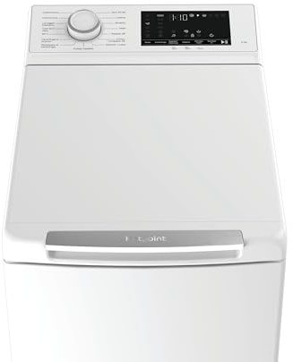 Hotpoint Ariston HTLCARE 66W IT - Lavatrice 6 kg Carica dall'Alto | Classe A 1200 giri/min, Motore Inverter, Pet Hair Care, ColourCare, Antimacchia, 15 Programmi, Big Digit Display, Bianco