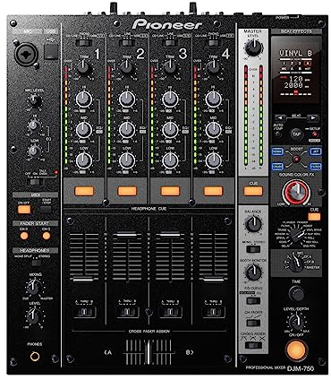 Pioneer DJM750BK - Djm-750 k negro mezclador 4 canales