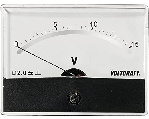 VOLTCRAFT AM-86X65/15V/DC AM-86X65/15V/DC Einbau-Messgerät AM-86X65/15V/DC Drehspule