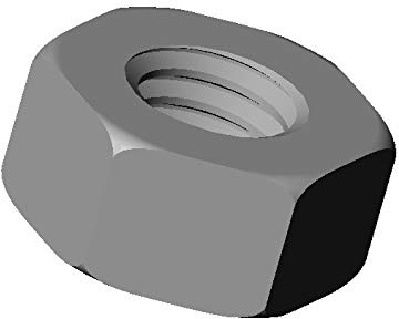ajile - 20 Stücke - Sechskantmutter - M4 | PA6.6 Polyamid Plastik Nylon - Isolierend