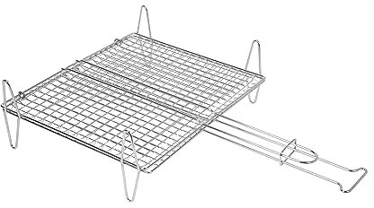 Sauvic 02597 - Parrilla pescado inoxidable, 40 x 45 cm