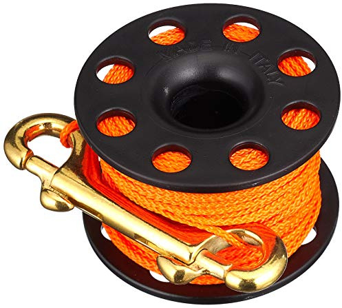 Best Divers Finger Reel mosquetón latón 30 MT