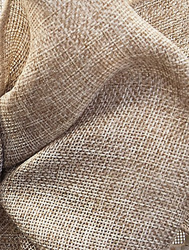 Tela de lino vendida por metro, 1,5 m de ancho, 2 colores, decoración para bodas (natural)