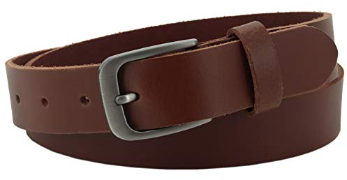 Vascavi ® Ledergürtel aus Rindleder, 3 cm breit und ca. 0,3 cm stark, echt Leder Gürtel, Made in Germany, kürzbar, für Damen und Herren #3-0007fr