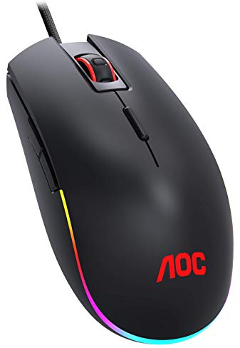 AOC GM500 Gaming Mouse - 5,000 DPI - Omron switches - adjustable RGB effects