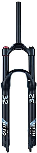 Forcella Ammortizzata MTB 26 27,5 29 Pollici Forcella Anteriore per Mountain Bike Lega di Alluminio Ultraleggera Forcella Anteriore MTB Corsa 120mm Freno a Disco PM,Tapered Line A,27.5