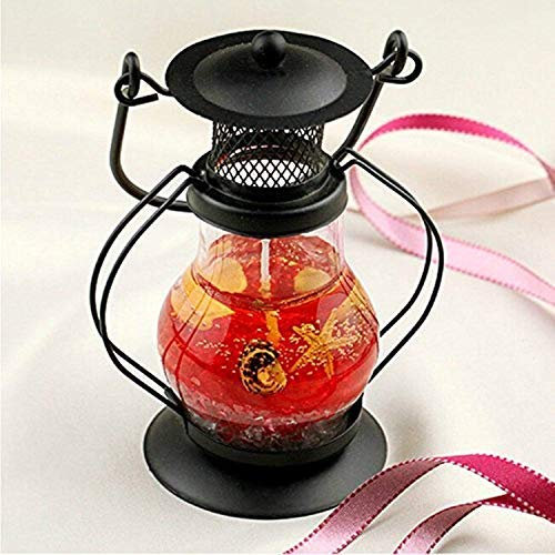 Aport Home Presents Gel Wachs Laterne Kerzenlampen für Home Decoration, Teelicht Kerzenhalter für Diwali Dekoration Wachskerze Random Color Pack von 1 Stück Perfekte Größe