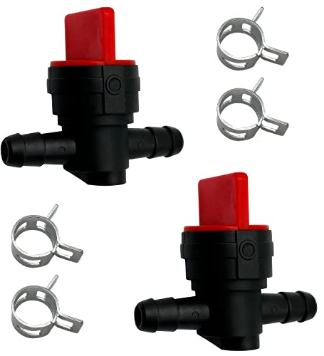 1/4 Inline Fuel Cut Off Valve with Clamps