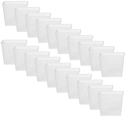 20 x Käseform 8.2 x 6.3cm – Variationen | Kunststoff-Käseform | Korb für Käse