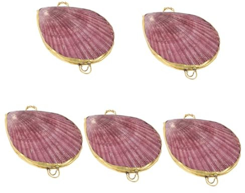 BESTYASH 5stücke Trinket Box Natürlichem Muschelmaterial Multifunktionale Schmuckaufbewahrung Für Armbänder Und Kleinigkeiten Stilvolle Deko Für Zuhause Und Unterwegs Farbe