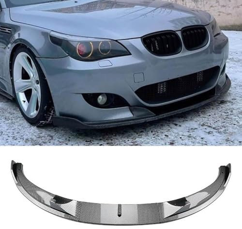 YJTYC Auto Frontspoiler Lippe für BMW 5er E60 E61 M5 2005 2006 2007 2008 2009 2010, Antikollisions FrontstoßStange Protector Splitter Diffusor Stoßfängerlippe Spoilerlippe