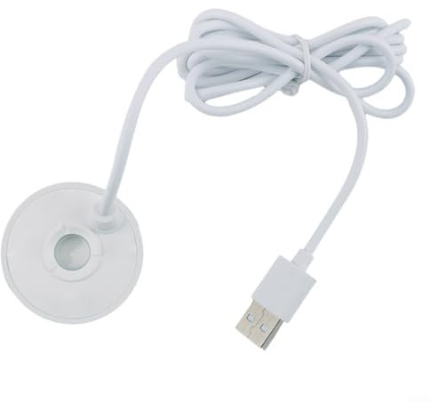 Nebelmacher, 5 V, Nebelmacher, Nebel mit USB-Stromversorgung, Mini-Nebel-Zerstäuber für Halloween, Party, Teich, Aquarium (weiß)