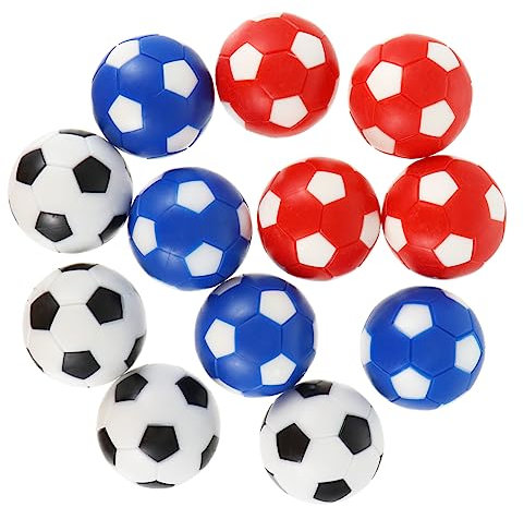 POPETPOP 12stücke Tischfußballbälle Aus Kunststoff Für Tischfußball Ersatz Für Foosball Langlebig Und Sicher