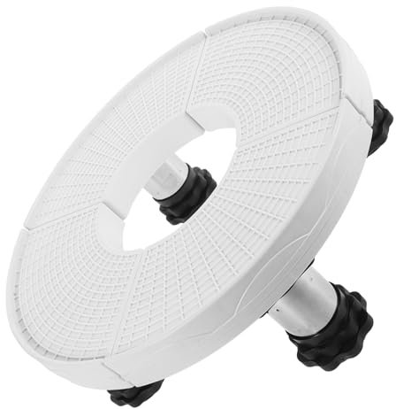 HOMSFOU Base Ajustable Para Aire Acondicionado Redondo Soporte Multifuncional Para Refrigeradores y Lavadoras Altura Regulable De Estante Organizador Versátil y Estable Diseño Elegante y